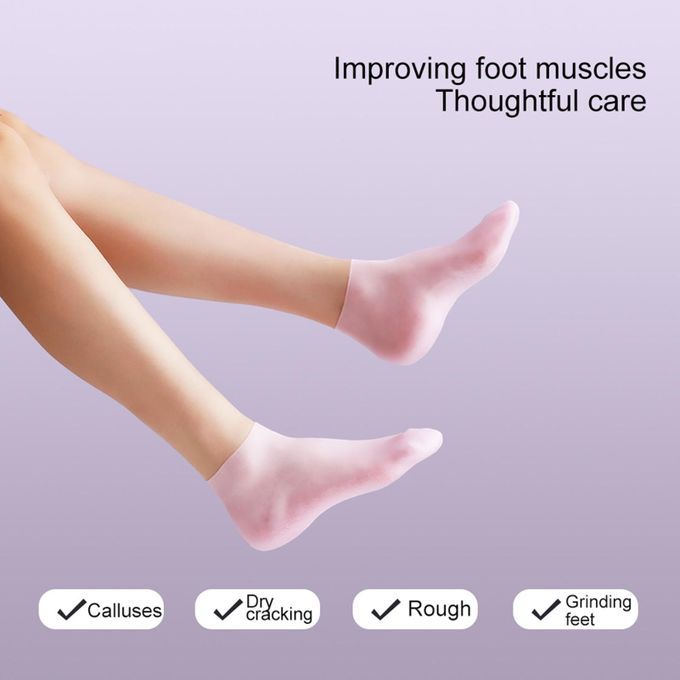 Ultimate 2-in-1 Silicone Spa Set: Say Goodbye to Cracked Heels & Dry Hands