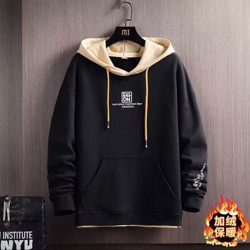 Spring and Autumn New Hooded Sweatshirt Men's/Teenager_ Korean Style Oversized Hoodie _ Fashionable /All-match Men's Sweatshirt