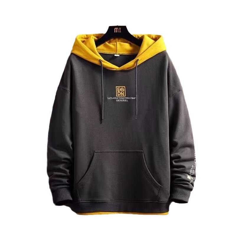 Spring and Autumn New Hooded Sweatshirt Men's/Teenager_ Korean Style Oversized Hoodie _ Fashionable /All-match Men's Sweatshirt