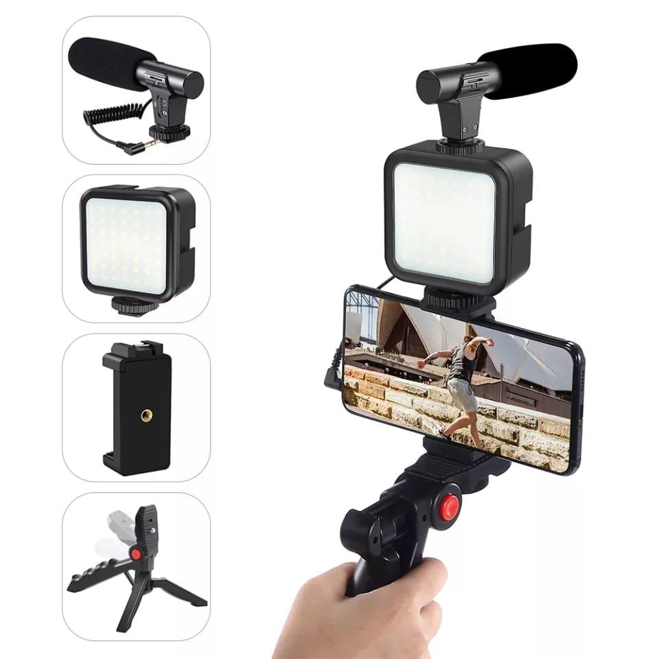 Ultimate 5-in-1 Vlogging & Video Creation Kit – Professional Studio in Your Pocket