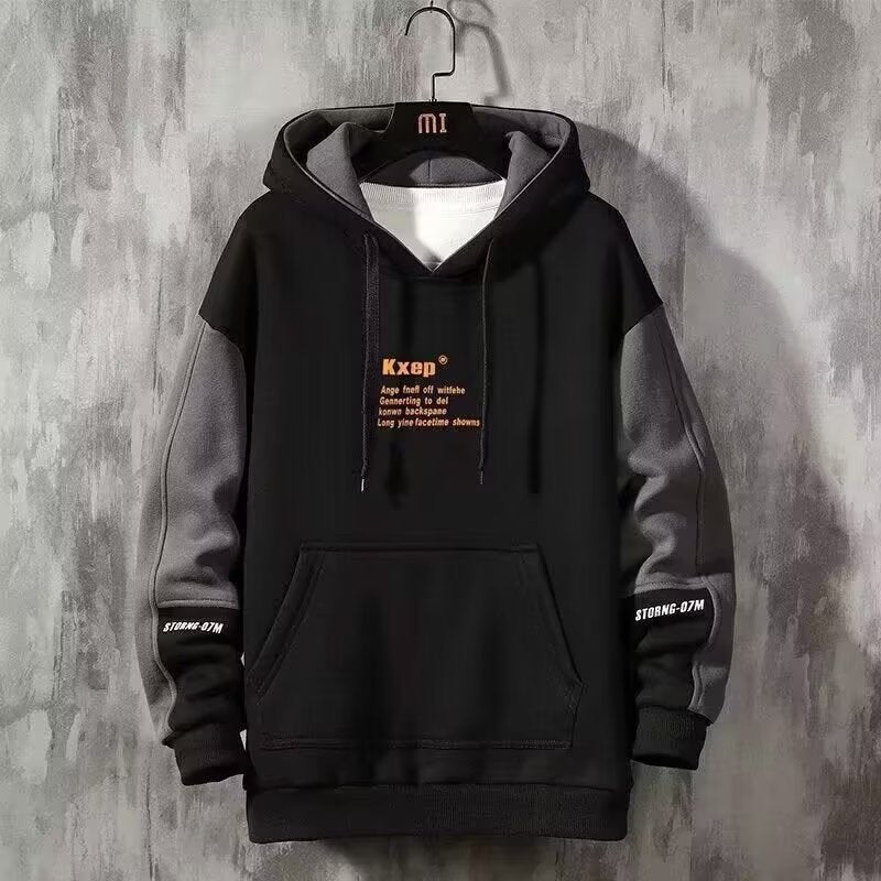 Spring and Autumn New Hooded Sweatshirt Men's/Teenager_ Korean Style Oversized Hoodie _ Fashionable /All-match Men's Sweatshirt