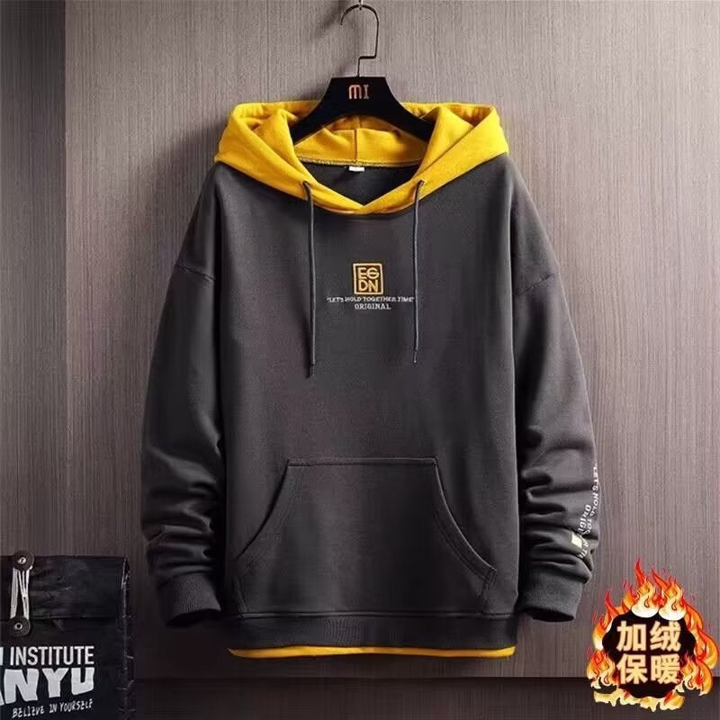 Spring and Autumn New Hooded Sweatshirt Men's/Teenager_ Korean Style Oversized Hoodie _ Fashionable /All-match Men's Sweatshirt